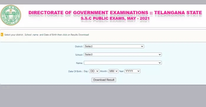 BSE Telangana SSC Results